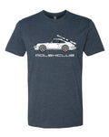 Classic Porsche Tee — Navy