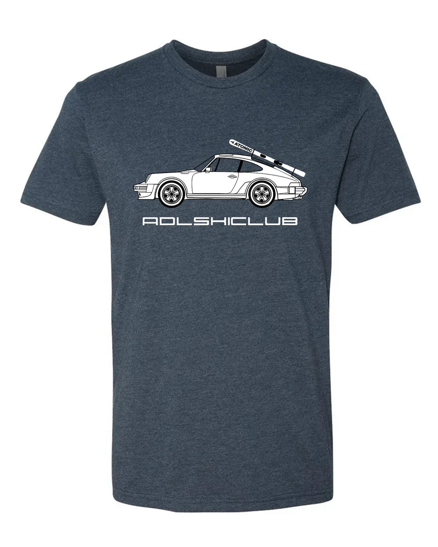 Classic Porsche Tee — Navy