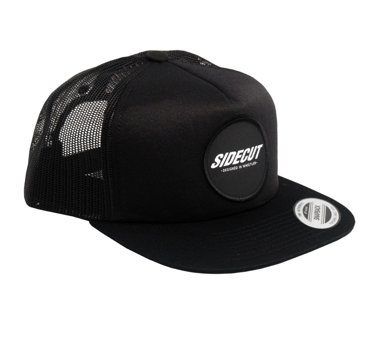 Sidecut Trucker Hat – Black