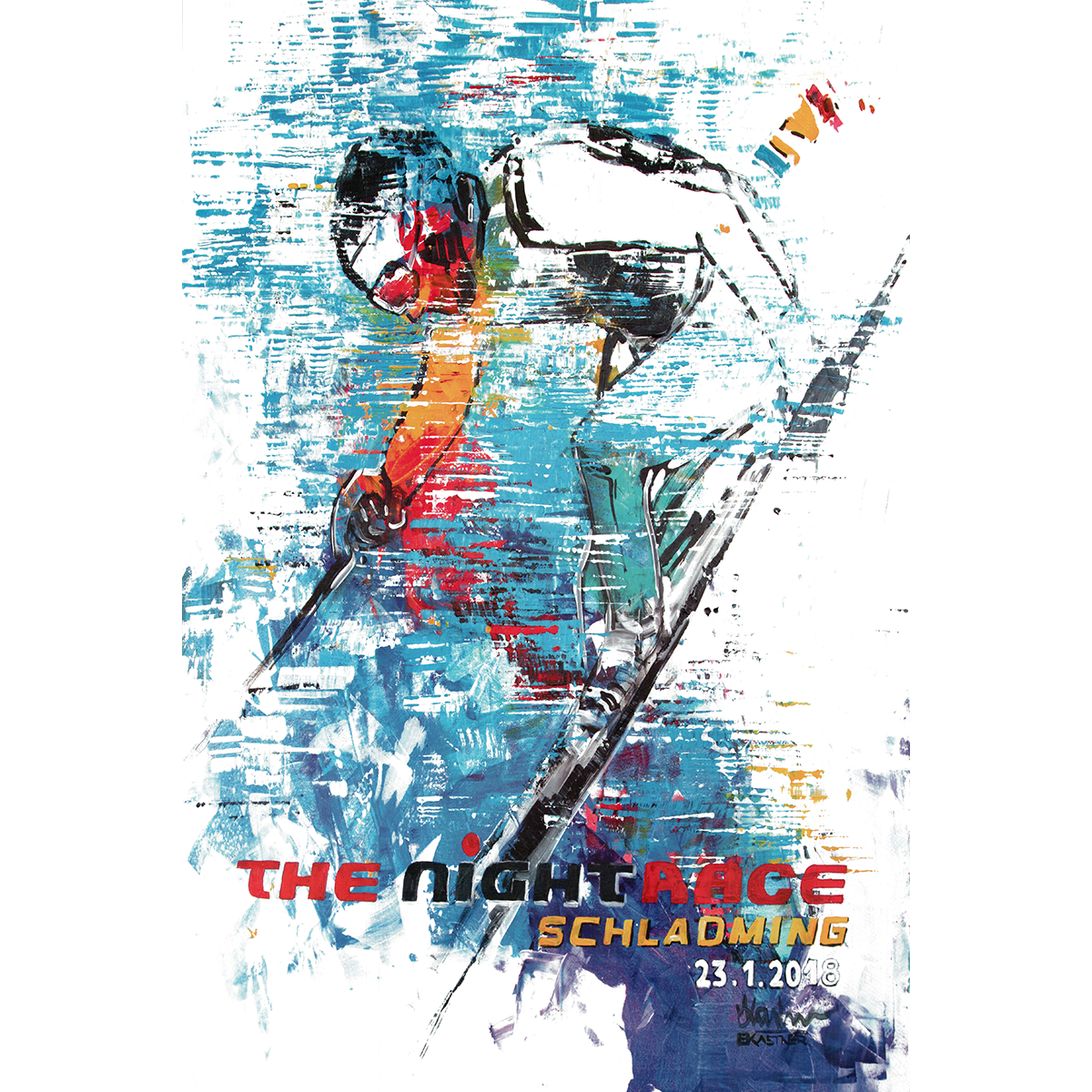 The Night Race Schladming Poster (2018)