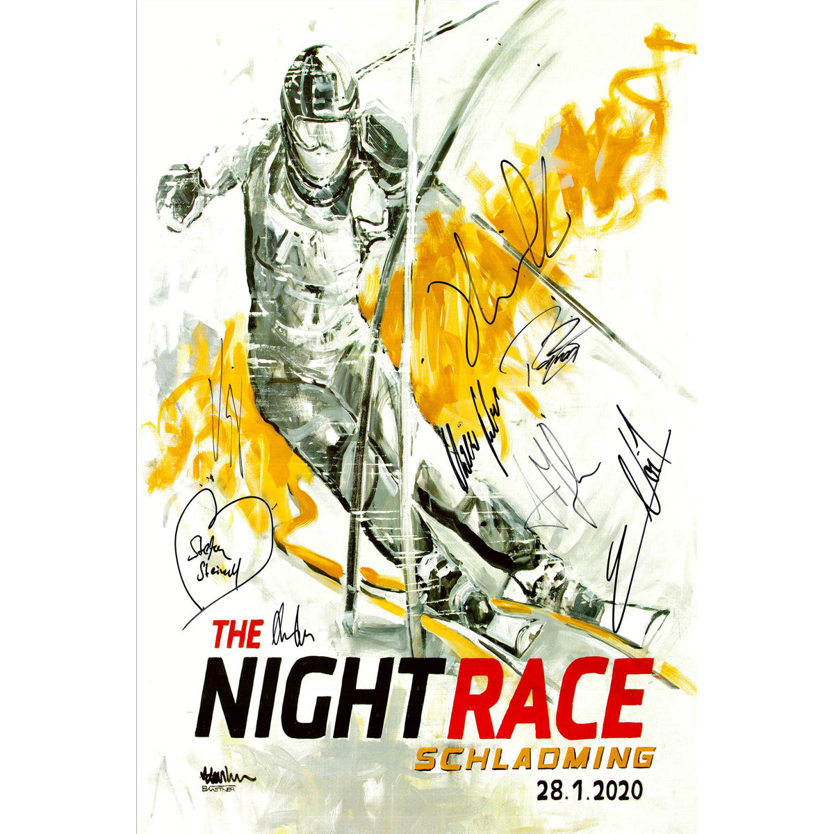 The Night Race Schladming Poster (2020) — Signed